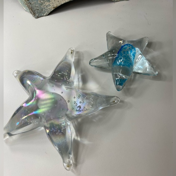 Source Unknown Other - Paperweight Glass Starfish Art Decor